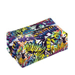 Graffiti Text Pattern Print Rectangle Tissue Box Cover