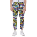 Graffiti Text Pattern Print Joggers