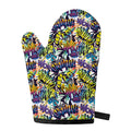 Graffiti Text Pattern Print Single Oven Mitt