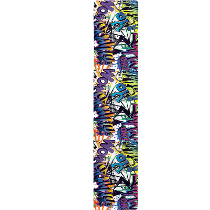Graffiti Text Pattern Print Table Runner