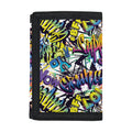 Graffiti Text Pattern Print Trifold Wallet