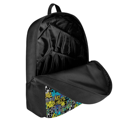 Graffiti Wall Print 17 Inch Backpack