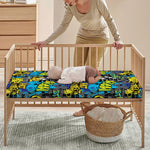 Graffiti Wall Print Baby Crib Sheet
