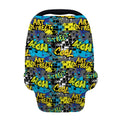 Graffiti Wall Print Baby Seat Cover