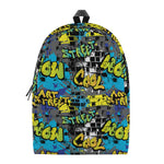 Graffiti Wall Print Backpack
