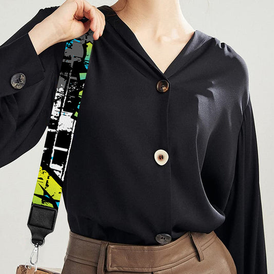 Graffiti Wall Print Bag Strap