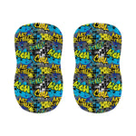 Graffiti Wall Print Bar Stool Covers