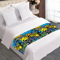 Graffiti Wall Print Bed Runner
