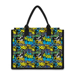 Graffiti Wall Print Canvas Tote Bag