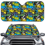 Graffiti Wall Print Car Windshield Sun Shade
