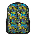 Graffiti Wall Print Casual Backpack
