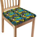 Graffiti Wall Print Chair Cushion Cover