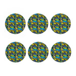 Graffiti Wall Print Coaster Set