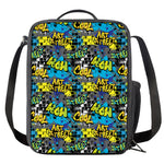 Graffiti Wall Print Crossbody Lunch Bag