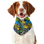 Graffiti Wall Print Dog Bandana
