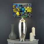 Graffiti Wall Print Drum Lamp Shade