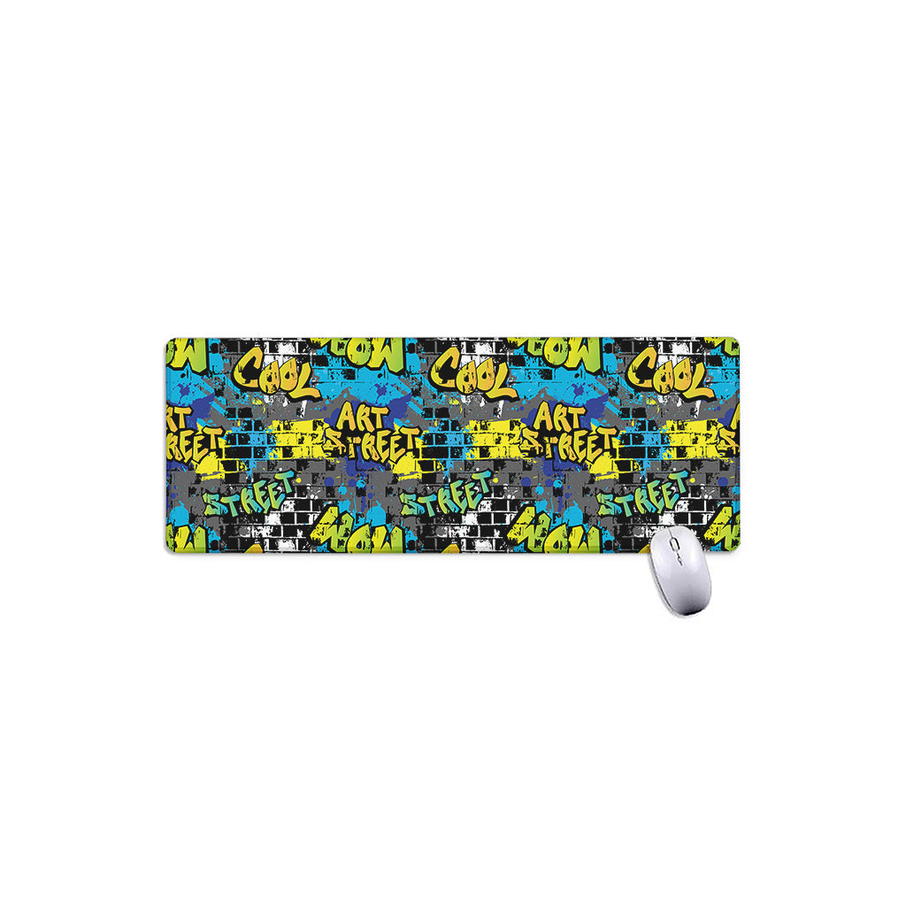 Graffiti Wall Print Extended Mouse Pad