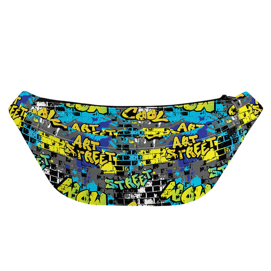 Graffiti Wall Print Fanny Pack