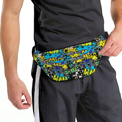 Graffiti Wall Print Fanny Pack