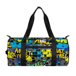 Graffiti Wall Print Gym Bag