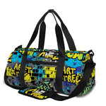 Graffiti Wall Print Gym Bag