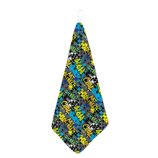 Graffiti Wall Print Hand Towel