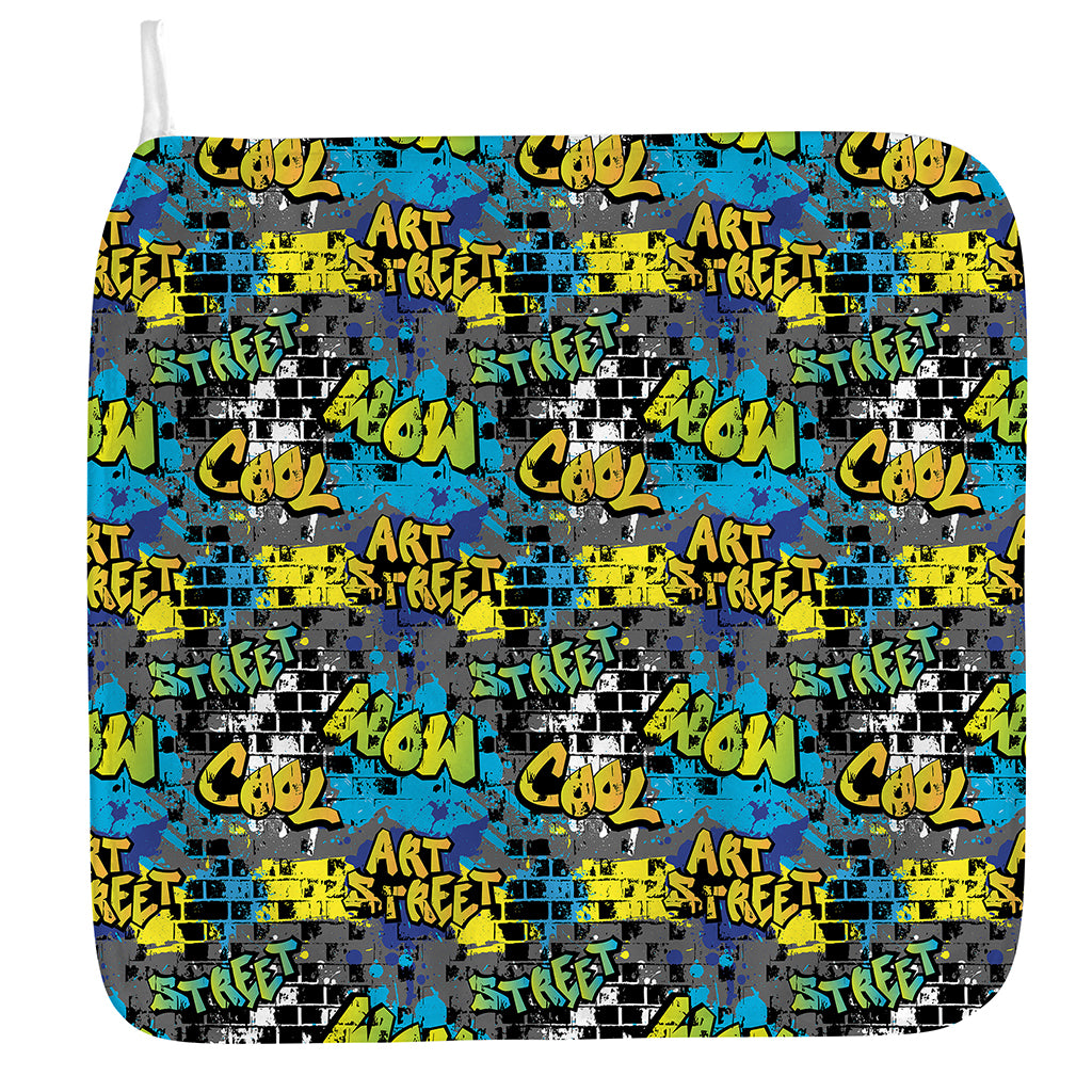 Graffiti Wall Print Hand Towel