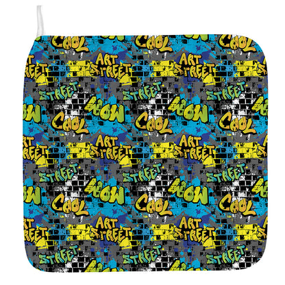 Graffiti Wall Print Hand Towel