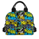 Graffiti Wall Print Insulated Lunch Bag