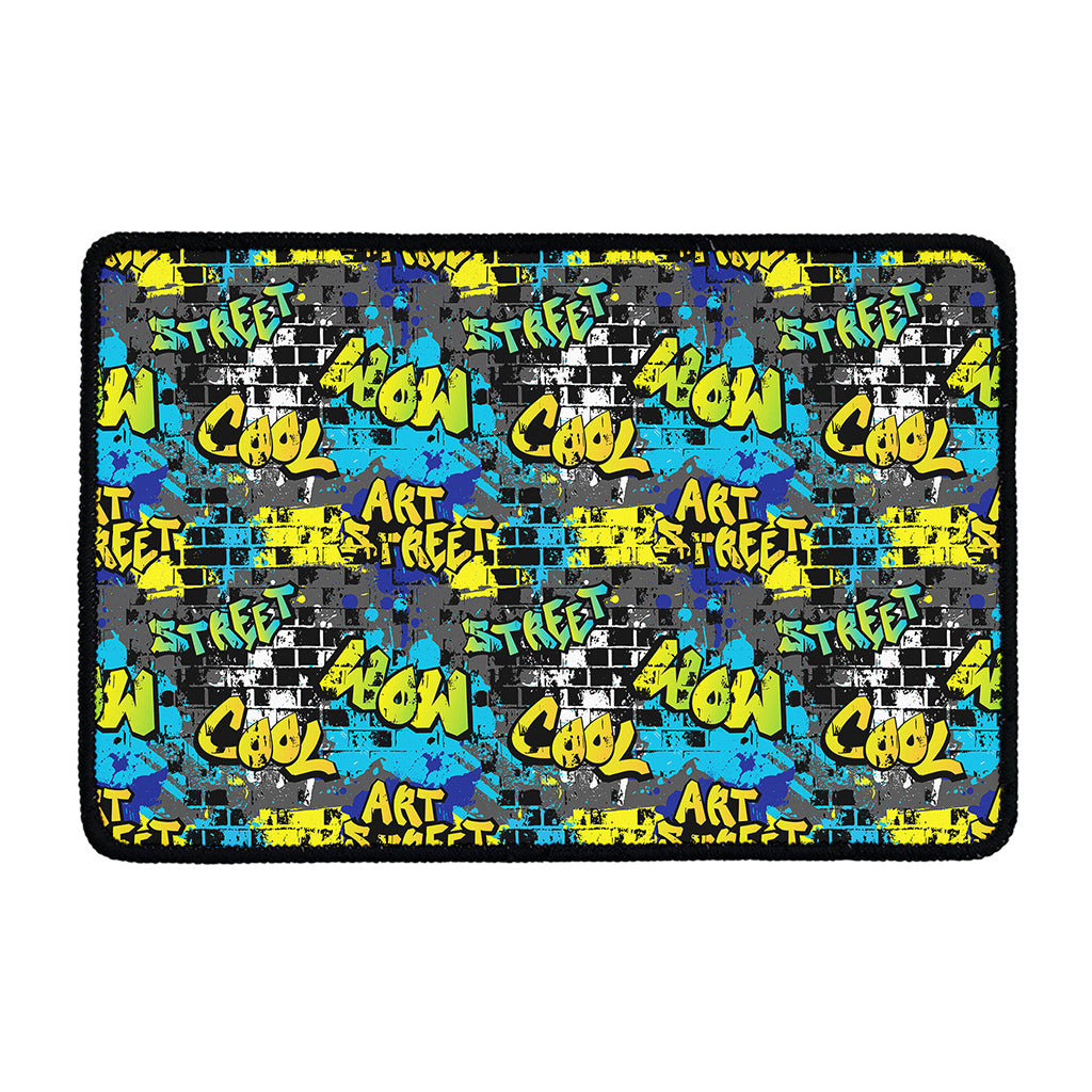 Graffiti Wall Print Kitchen Mat