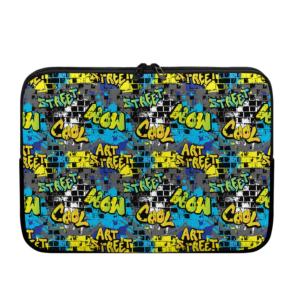 Graffiti Wall Print Laptop Sleeve