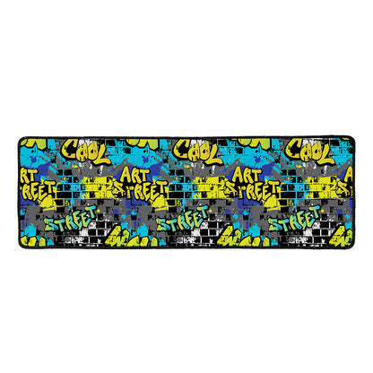 Graffiti Wall Print Long Kitchen Mat