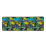 Graffiti Wall Print Long Kitchen Mat