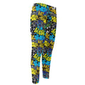 Graffiti Wall Print Men's Compression Pants