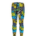 Graffiti Wall Print Men's Leggings