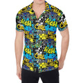 Graffiti Wall Print Men's Shirt