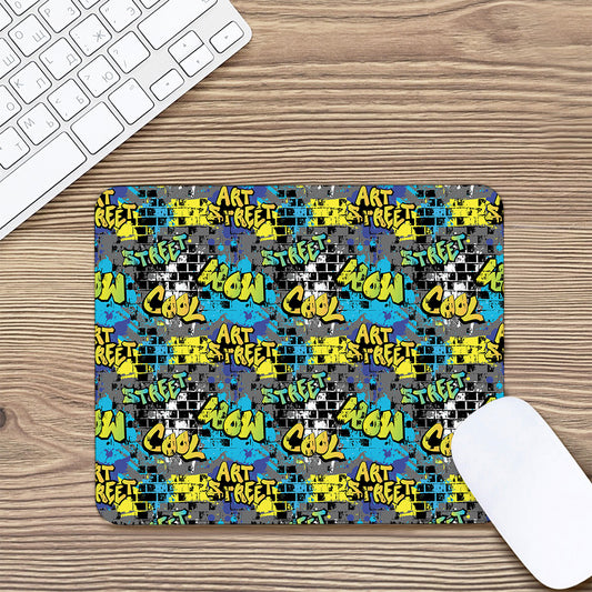 Graffiti Wall Print Mouse Pad