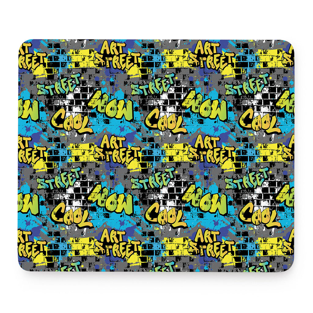 Graffiti Wall Print Mouse Pad