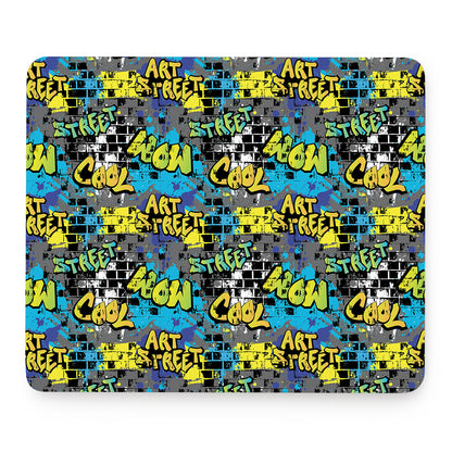 Graffiti Wall Print Mouse Pad