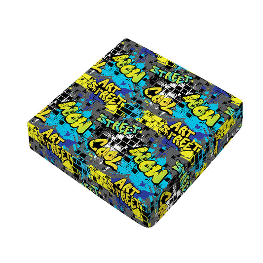Graffiti Wall Print Outdoor Seat Cushion Cover