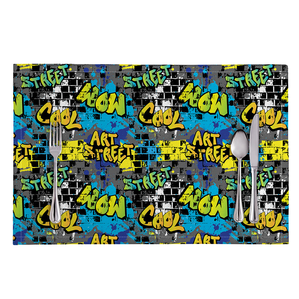 Graffiti Wall Print Placemat