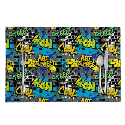 Graffiti Wall Print Placemat