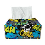 Graffiti Wall Print Rectangle Tissue Box Cover