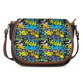 Graffiti Wall Print Saddle Bag