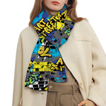 Graffiti Wall Print Scarf