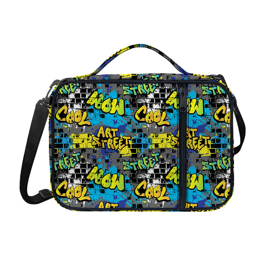 Graffiti Wall Print Shoulder Strap Bible Bag