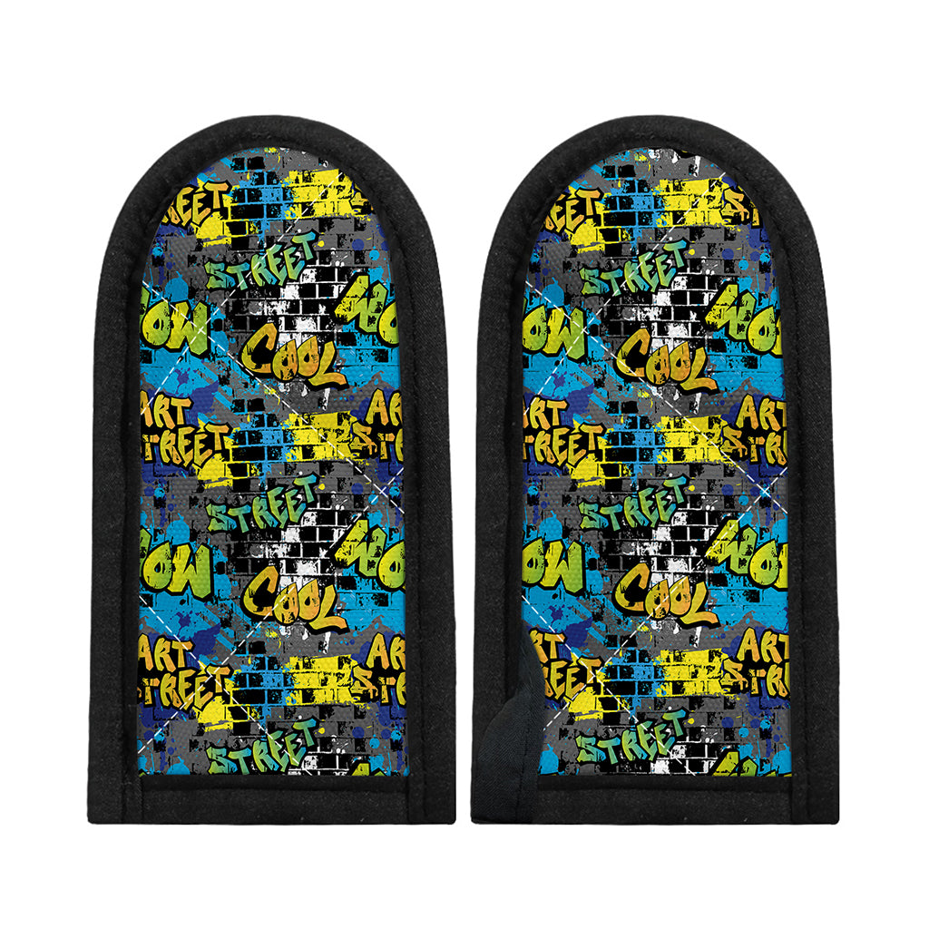 Graffiti Wall Print Skillet Handle Cover