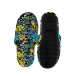 Graffiti Wall Print Slippers