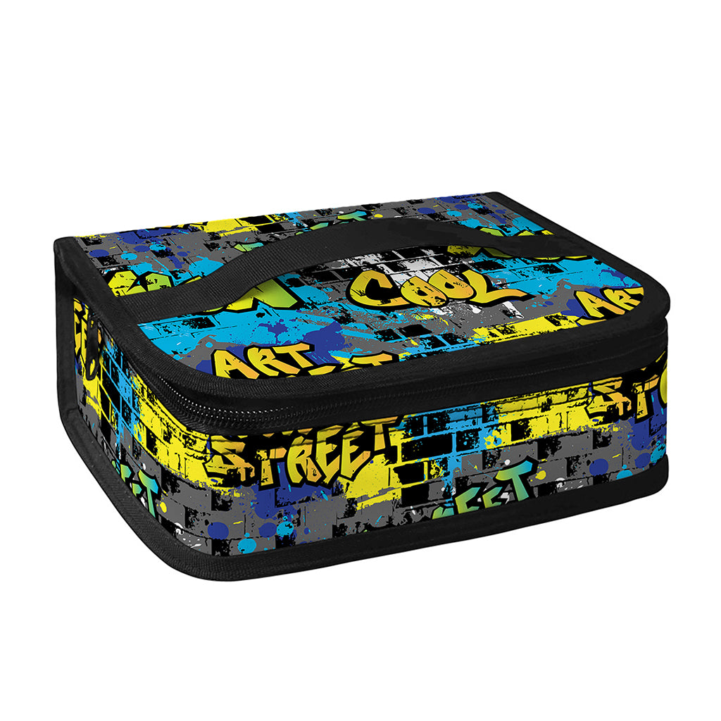 Graffiti Wall Print Small Lunch Bag