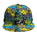 Graffiti Wall Print Snapback Cap